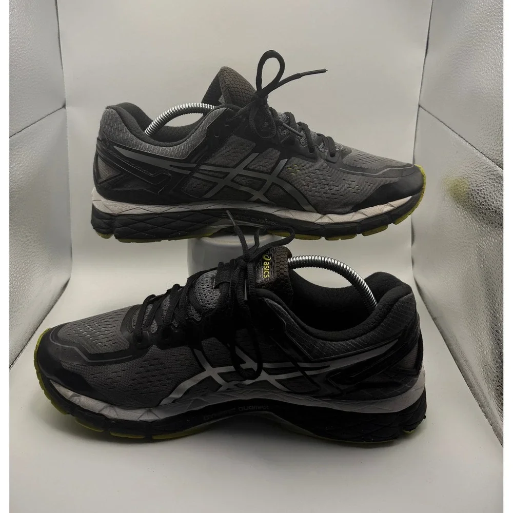 Asics Gel-Kayano 22 Running Shoes Mens 11 Grey Black T547N Good FluidRide